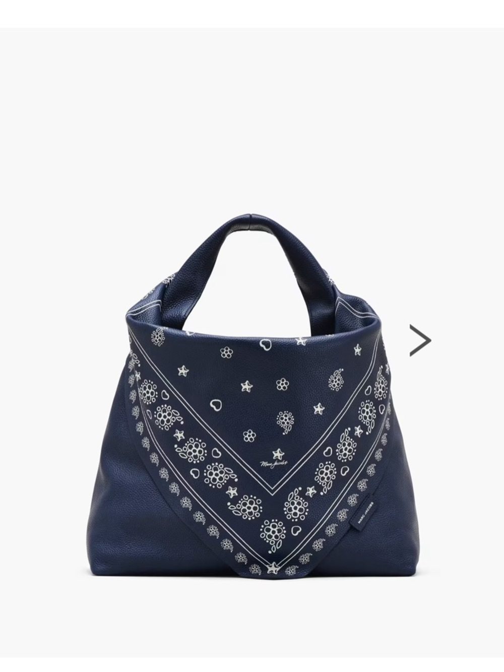 Marc Jacobs Navy Bandana-Print Tote